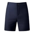 thumbnail image 4 of Mlzmgr Golf Shorts for Men with Pockets 7 Inch Inseam Solid Color Regular Fitted Business Casual Golf Shorts, 4 of 7