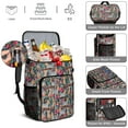 thumbnail image 5 of Travel Cooler Bag - Yorkie Dog and Flower Florals Camping Beer Cooler Backpack with Bottle Opener- Waterproof Insulated Picnic Backpacks - Cooler Bag for Beach, 5 of 6