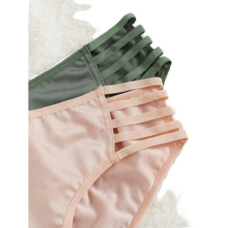 

Plain Sets Plus Size Panties Women s Multicolor