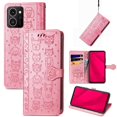 thumbnail image 4 of Funda Cartera FOXDOCK para HMD Skyline , Flip PU con Relieve de Gatos y Perros, Tarjetero y Soporte, 4 of 6