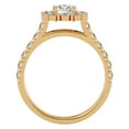 thumbnail image 3 of SuperJeweler 1 1/2 Carat Halo Diamond Engagement Ring In 14 Karat Yellow Gold For Women, 3 of 6