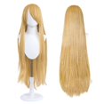 thumbnail image 1 of Peluca UTIEHD de 100 cm de largo, universal, para cosplay de anime, color rubio dorado, 1 of 6
