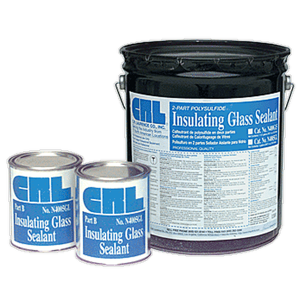 CRL N4005GL Black TwoPart Polysulfide Insulating Glass Sealant 5