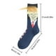 thumbnail image 4 of Calcetines Con Pelo Falso 3D para Hombres Y Mujeres (oscuro) Azul Amarillo, 4 of 4