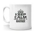 thumbnail image 2 of MERCURY MARINER Keep Calm and DriveCoffee Tea Ceramic Mug Office Work Cup Gift 11 oz, 2 of 3