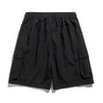 thumbnail image 3 of Swim Trunk Mens Swim Shorts Men's Casual Daily Outdoor Beach Lightweight And Breathable Work Shorts Ndbuld Sales Today Clearance Black 8XL, 3 of 7