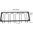 thumbnail image 2 of Hanging Glass Rack - Wine Glass Rack With 5 Rails For 10-15 Glasses With Screws, 2 of 2