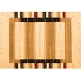 thumbnail image 1 of Ahgly Company Indoor Rectangle Abstract Orange Contemporary Area Rugs, 5' x 8', 1 of 1