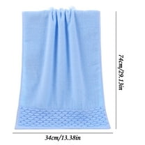 Moocorvic Cotton Bathroom Towels, Ultra Soft Highly Absorbant Lightweight Large Bath Towels, for Gym Travel Bathroom Pool, Quick Drying, Blue