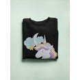 thumbnail image 3 of Magical Unicorn Cartoon Sweatshirt Women -Image by Shutterstock, Female 4X-Large, 3 of 4