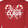 thumbnail image 4 of Inktastic Nana Claus Long Sleeve T-Shirt, 4 of 5