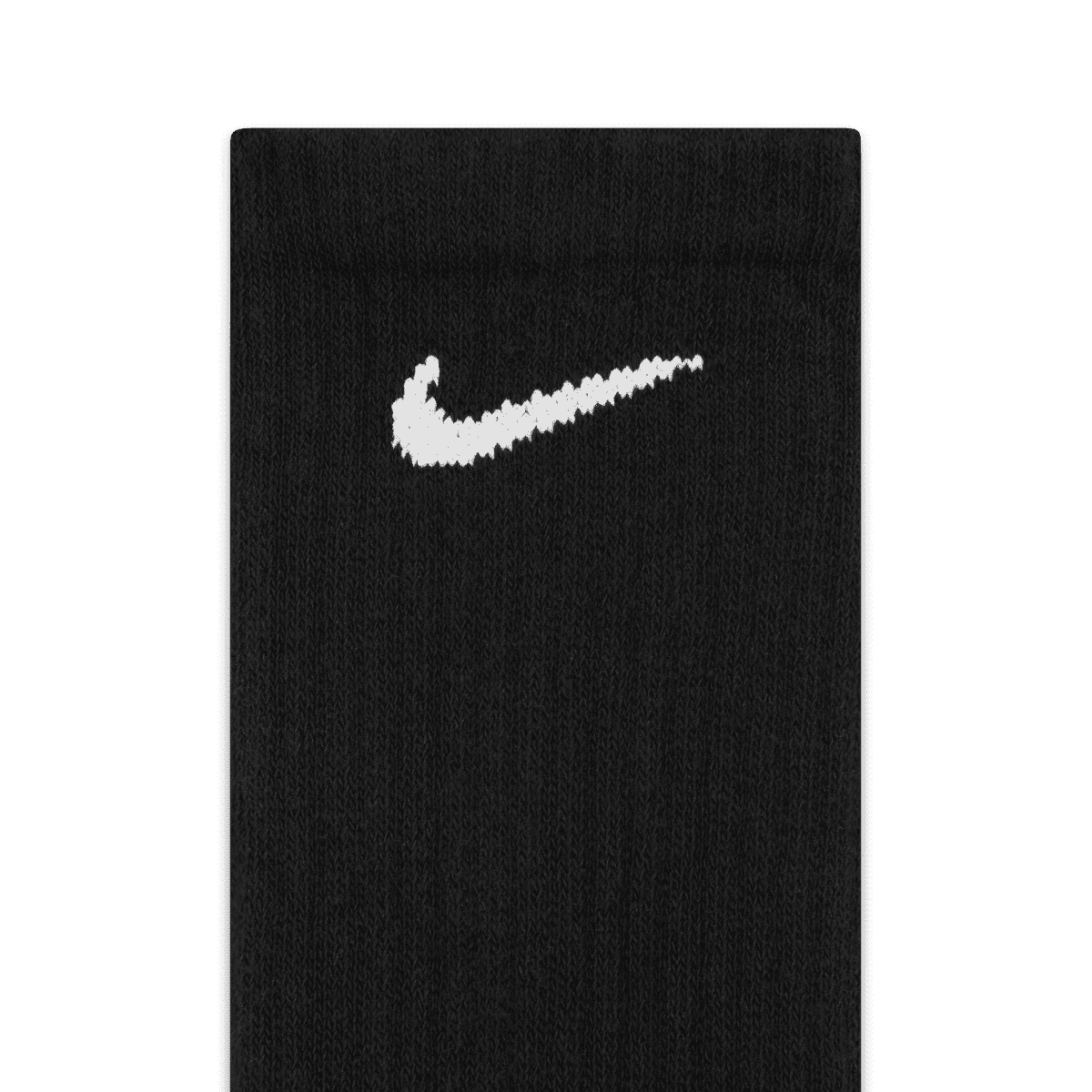 nike dri fit cushion crew socks black