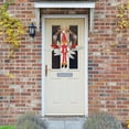 thumbnail image 4 of Corona de Navidad, muñeco de nieve, decoración de puerta, colgante, corona de árbol de Navidad al aire libre, decoración para su puerta, pared o ventana, chimenea, pared, ratán, 4 of 5