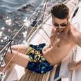thumbnail image 2 of luoweisi Men's Beach Shorts Quick Dry Swim Trunks with Mesh Lining Sheepdog M, 2 of 5