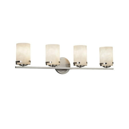 

Justice Design Group Cld-8454-10 Clouds 4 Light 31-1/2 Wide Bathroom Vanity Light -