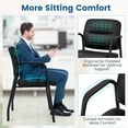 thumbnail image 5 of Costway Waiting Room Chair No Wheels Set of 8 with Integrated Armrests  for Reception, 5 of 7