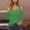 Green, variant on Long Sleeve Shirts for Women Fall Fashion Cold Shoulder Tops V Neck Solid Tshirt Loose Comfy Blouses