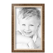 ArtToFrames 7" x 11" Taupe with Silver Lip Picture Frame, 7x11 inch Multi Wood Poster Frame (WOM-4986),  Pack