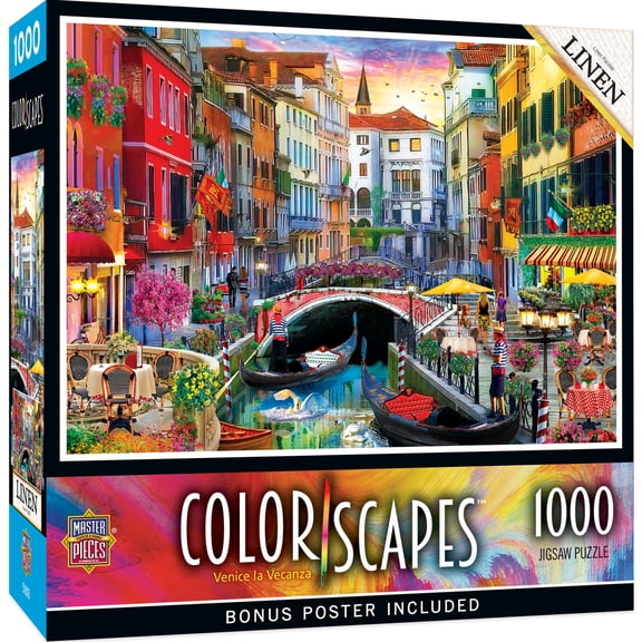 MasterPieces 1000 Piece Puzzle - Venice la Vecanza - 19.25"x26.75"