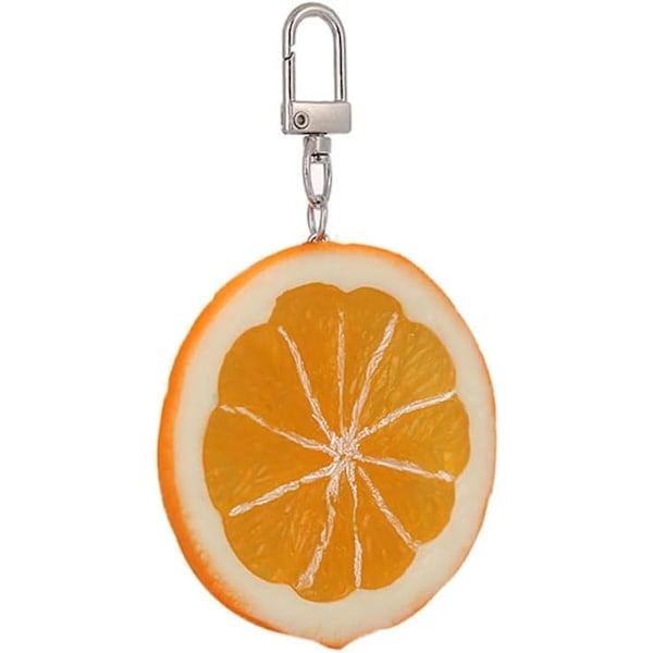 Creative Interesting Novelty Trendy Mini Simulated Food Fruit Shrimp Keychain for Men Women