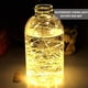thumbnail image 3 of Juego de 6 luces LED de cadena de 2 m, 20 LED, funciona con pilas, cable de cobre, resistente al agua, para bodas, fiestas, Navidad, decoración interior y exterior, color blanco cálido., 3 of 5