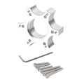 thumbnail image 2 of Entretoises de Roue Plaque Adaptateur 70mm Accessoires Alliage d'Aluminium Durable Professionnel Automobile Remplace Thrustmaster T300RS,, 2 of 6