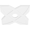 thumbnail image 2 of 36"OD x 7"ID x 12 1/2"C x 1"P Titus Architectural Grade PVC Contemporary Ceiling Medallion, 2 of 11