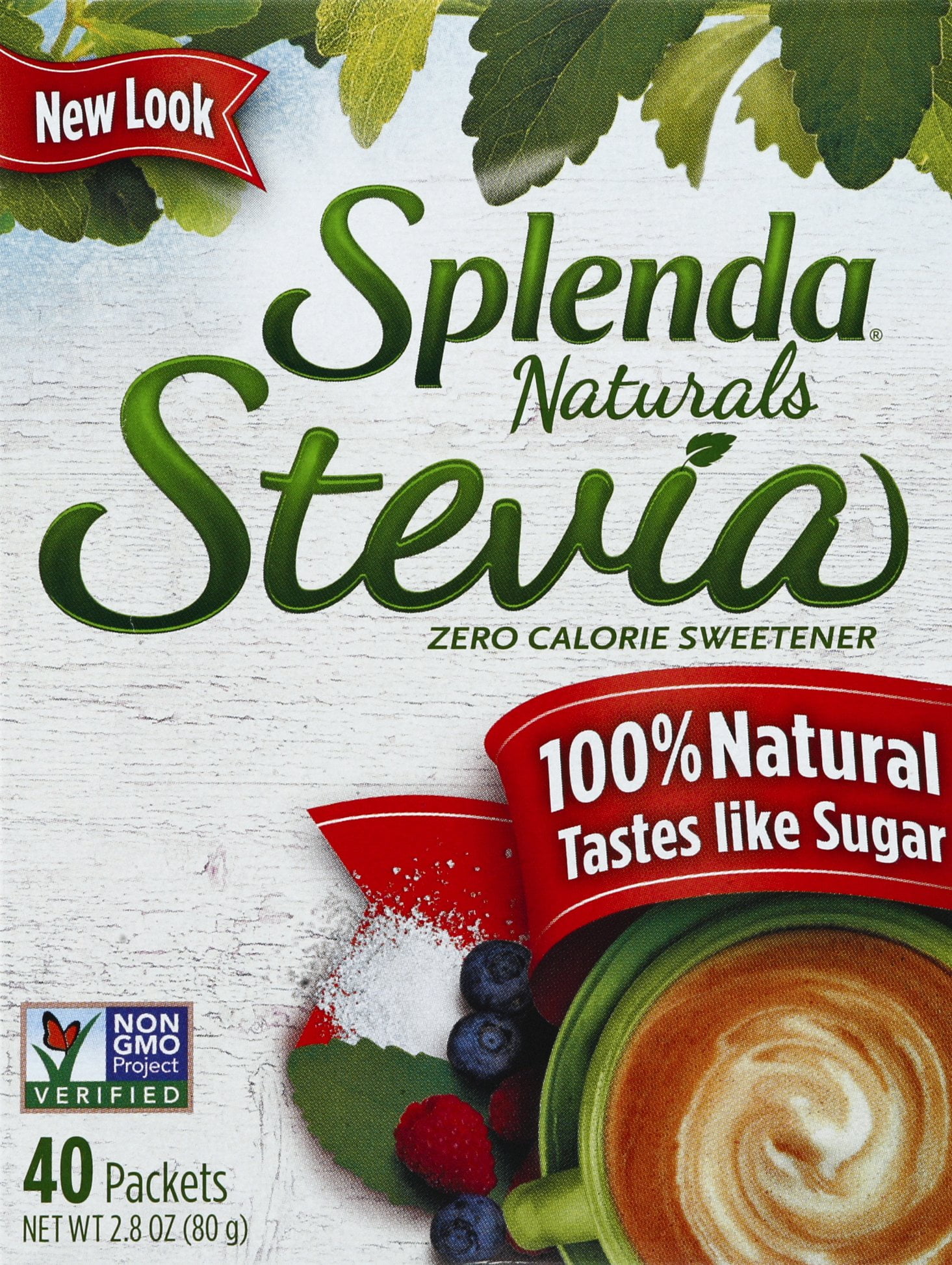 (40 Count) Splenda Naturals Stevia Sweetener Packets