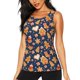 thumbnail image 1 of Fotbe Gingerbread Delights Blusas Sin Mangas para Mujer – Estilo Casual, Corte Suelto, Slim-Fit, Cuello Redondo Deportivo, Tops de Verano para Gimnasio y Yoga-Medium, 1 of 7