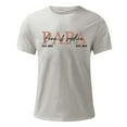 thumbnail image 3 of Xdzjlr T-Shirt pour Homme à Col Rond à Manches Courtes Tee Papa Fête des Pères Tenue Quotidienne Extensible Toutes Saisons Mode T-Shirts pour Hommes,P, 3 of 3