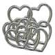 thumbnail image 3 of 10x Hebillas de Anillo de Metal para Manualidades Hebillas de Cinturones Hebillas de Anillos de Enlace Multiusos para Corazón 355x33x34mm, 3 of 9