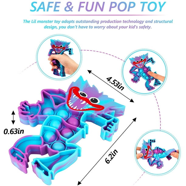 Huggy Wuggy Toys Play Time Pop Fidget Tube Poppy Game For Kids