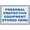 Warning Sign 2, variant on PPE Required Beyond This Sign 8"x12", Aluminum Tin Warning Signs for Home Outdoor Garden, Durable Weatherproof PPE Sign for Industrial Area