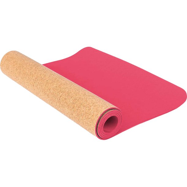 Jessica Simpson 3MM Reversible Cork Yoga Mat