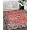 thumbnail image 3 of Ahgly Company Machine Washable Indoor Rectangle Traditional Brown Red Area Rugs, 2' x 3', 3 of 7