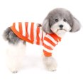 thumbnail image 3 of Dog color striped flannel dog clothing winter pet clothing pet two leg flannel, 3 of 6