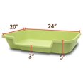 thumbnail image 2 of Kittygohere Cat Litter Box, Large Size, Apple Green Color, Durable & Pet Safe Kitty Litter Box, Indoor Open Top Entry Cat Litter Box, Comfortable For Cats, Easy To Handle & Clean, 2 of 5