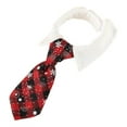 thumbnail image 3 of Pet Necktie with Collar Formal Dog Cat Necktie Adjustable Bowtie for Small Dogs Cats Puppy Kitten Wedding Party Holiday Costumes Multicolor, 3 of 4