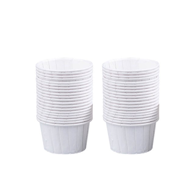 Leutsin Large Flanged Cake Cups Multicolor Baking Desserts High Temperature Cake Cups