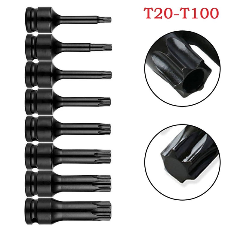 strongページ Strong Hex Torx Screwdriver Bit Impact Drive Socket T20 T100 1PC