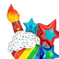 thumbnail image 4 of CSChome Aluminum Foil Balloon Birthday Party Balloons: DIY Scene Layout, Various Styles, Birthday Cake Inflatable Toy, Decoration, Creative Inflatable Cartoon, 4 of 7