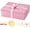 Pink, variant on TickJOY White Gift Box 16.5''x13''x5.5'' - Large Gift Boxes with Lid for Presents Packaging, Birthday, Christmas, Wedding, Anniversary, Big Gift Box with Ribbon, Shred Filler, Card, Wax Seal (White)