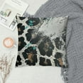 thumbnail image 2 of Creowell  Throw Pillow Covers, Cowhide and Leopard Mix Print Home Decor Pillow Cases, Sofa Cushion Couch Sofa Pillowcases Decorative White, 2 of 5