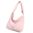 thumbnail image 2 of Yesbay Women Canvas Shoulder Bag Adjustable Strap Handbag Storage Pouch,Pink, 2 of 8