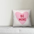 thumbnail image 2 of Creative Products Be Mine Candy Heart 16x16 Spun Poly Pillow, 2 of 2