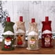 thumbnail image 3 of Funda decorativa navideña para botella de vino, bolsas, decoración navideña para el hogar, adornos navideños, regalo de Navidad, Año Nuevo 2023, 2024, 3 of 4