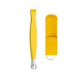 thumbnail image 4 of Universal Nose Hair Trimming Tweezers Round Tipped Tweezers for Facial Nasal Yellow with Pouch, 4 of 10