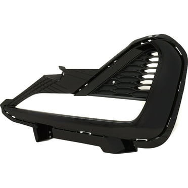 Fog Light Trim Compatible with 2019-2020 Kia Optima Front, Passenger Side Textured Black