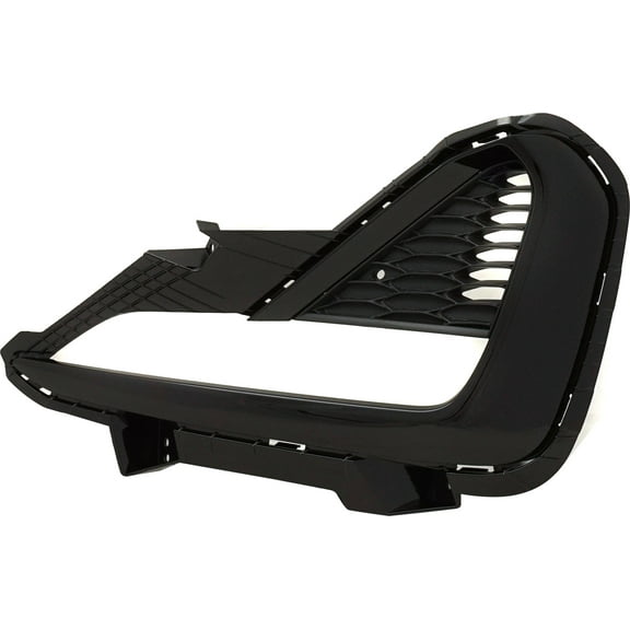 Fog Light Trim Compatible with 2019-2020 Kia Optima Front, Passenger Side Textured Black