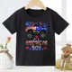 thumbnail image 3 of Dinosaur Kids T Shirt Hot Selling Fashion Cartoon Dinosaur Print Children's T-shirt Short-sleeved Base Shirt Stranger Things Tee, 3 of 5